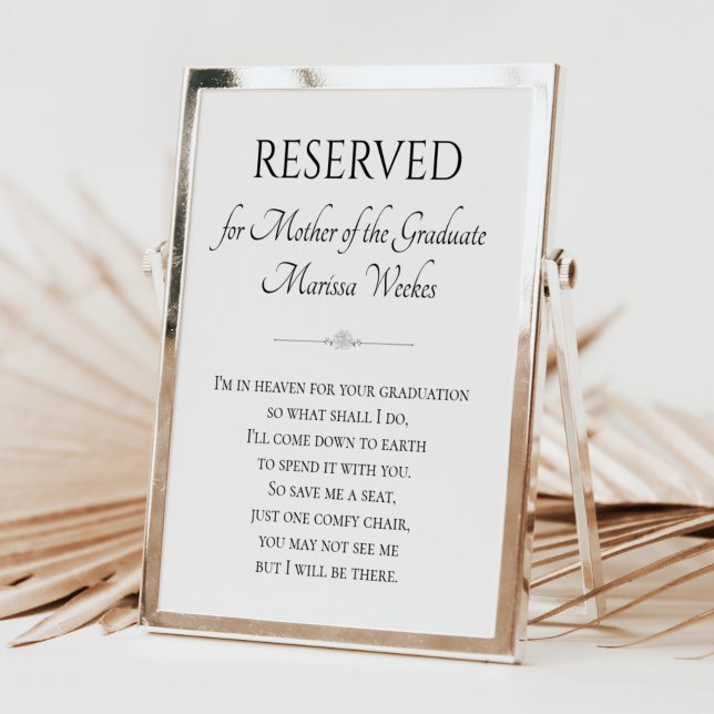 Poster Mãe do Memorial de Graduação do Formando (Criador carregado)