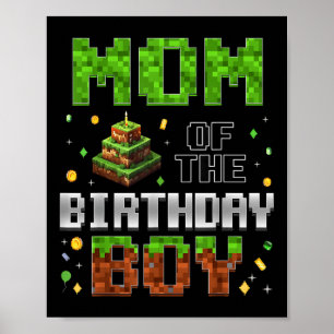 Poster Mãe Do Menino De Aniversário Família Correspondent