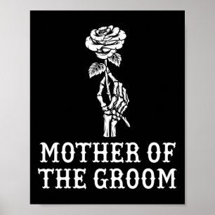 Poster Mãe Do Noivo Esqueleto Gótico Casamento De Bachare