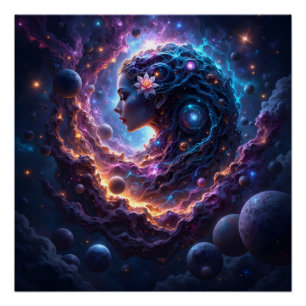 Póster Mãe do Universo – Aquela Que Sonha as Estrelas.