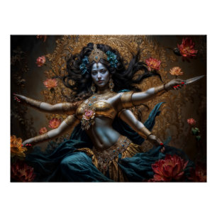 Póster Mãe dos Três Mundos Deusa Kali
