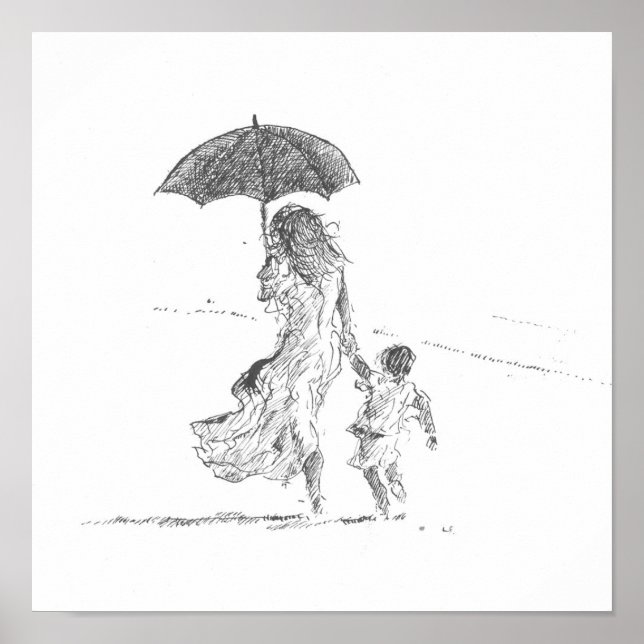 Póster Mãe e Criança do Sri Lanka (Frente)