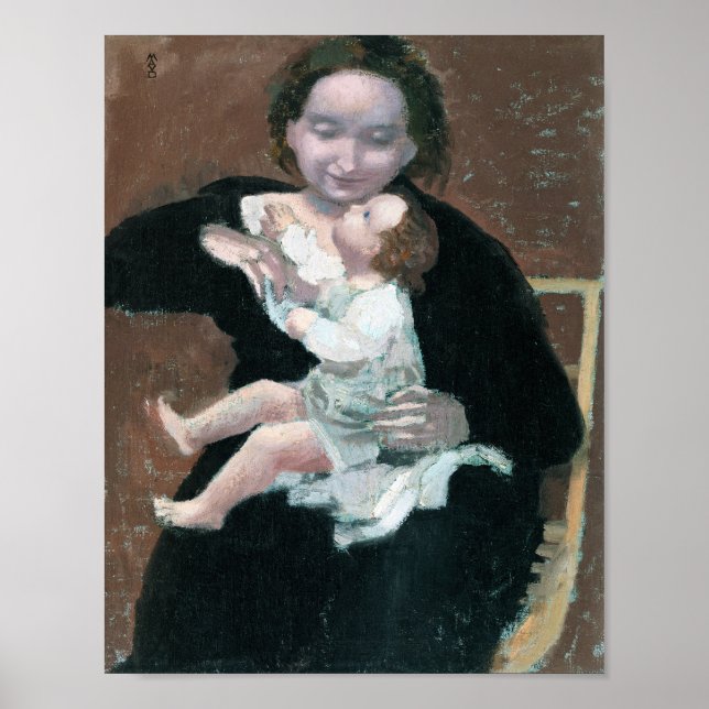 Poster Mãe e Criança, Maurice Denis (Frente)