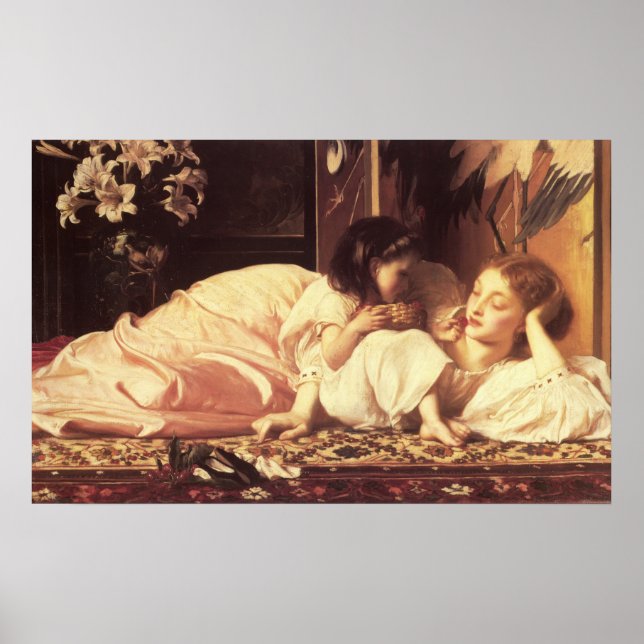 Poster Mãe e Criança (Mulher e Filha) (Frente)