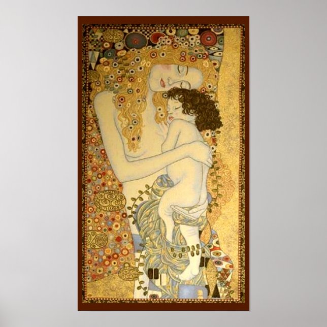 Póster Mãe e Criança por Klmit (Frente)