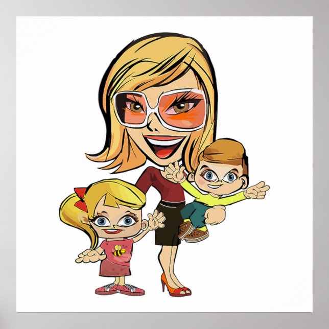 PÓSTER MÃE E CRIANÇAS (Frente)