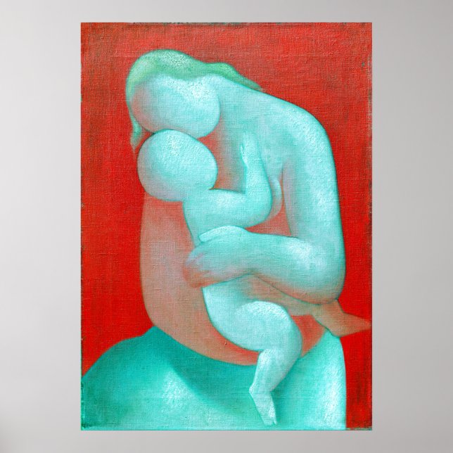 Poster Mãe e Filho- Mikuláš Galanda (Frente)