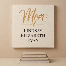 Poster Mãe Elegante Personalizada