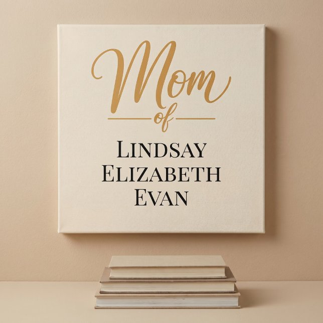 Poster Mãe Elegante Personalizada (Criador carregado)