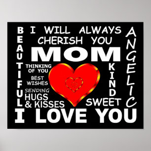 Poster Mãe, Eu Te Amo