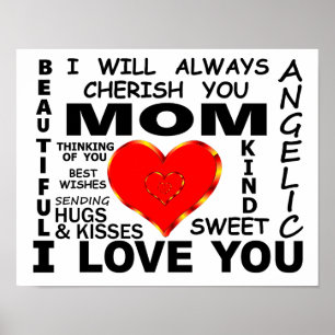 Poster Mãe, Eu Te Amo