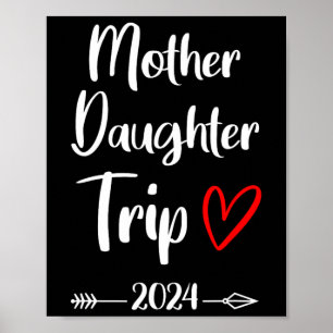 Poster Mãe Filha Trip 2025 Férias Familiares Mãe Matc