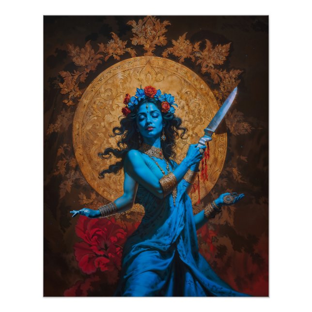 Póster Mãe Gentil do Tempo Kali (Frente)