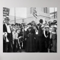 Mãe Jones Com Trabalhadores Em Greve - 1903