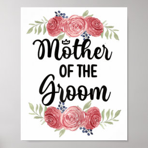 Poster Mãe Mãe Do Chá Da Festa de casamento Do Groom