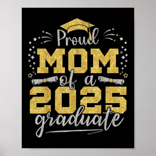 Poster Mãe Mais velho 2025 Orgulhosa Mãe De Um Cl De Form (Frente)
