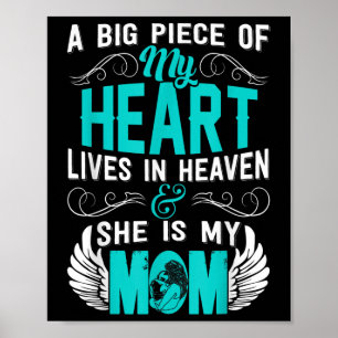 Poster Mãe Memorial Dia Meu Anjo Guardião Uma Grande Peça
