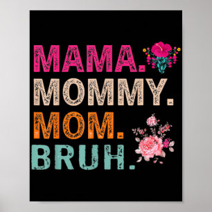 Poster Mãe Nova Definição Engraçada Dia de as mães de Mam