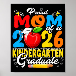 Poster Mãe orgulhosa de uma graduada no jardim de infânci