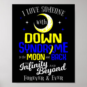 Poster Mãe Pai Adorava Sindroma Mundial para Baixo Dia Mu