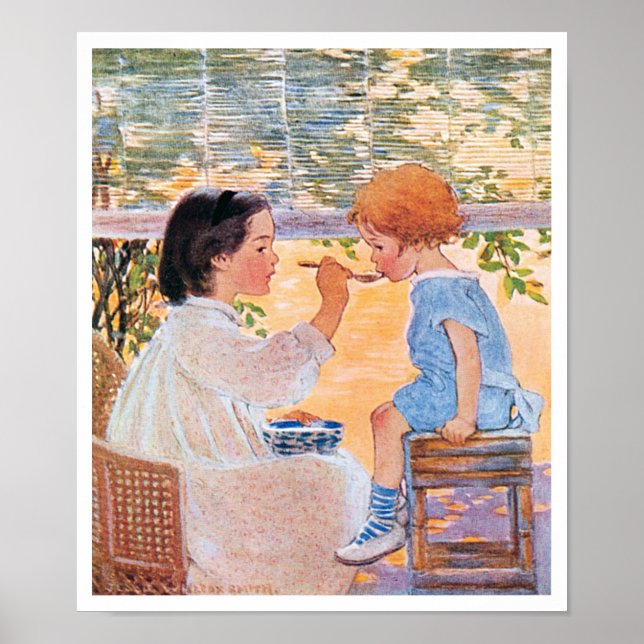 Poster Mãe Pequena, Jessie Willcox Smith (Frente)