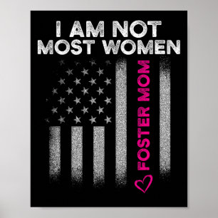 Poster Mãe Protetora Mais Mulheres Cuidados Foster