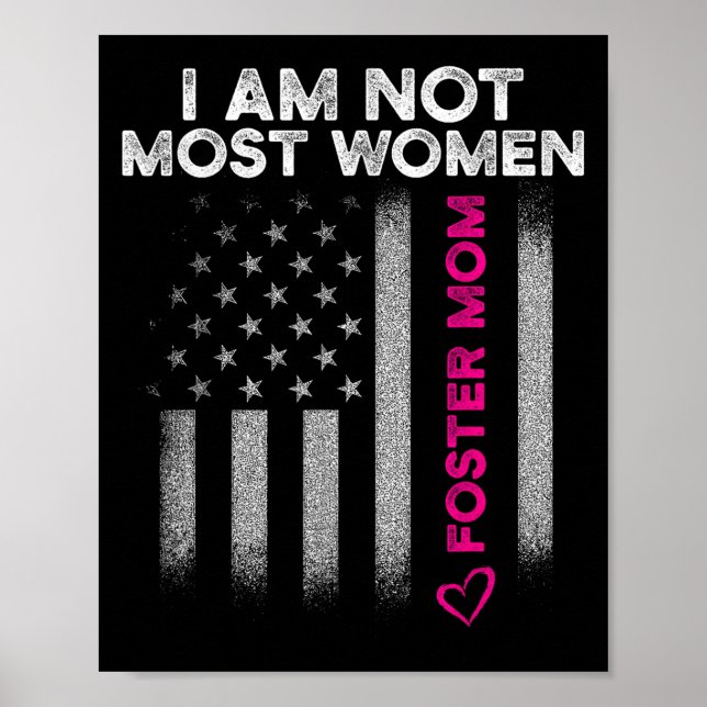 Poster Mãe Protetora Mais Mulheres Cuidados Foster (Frente)