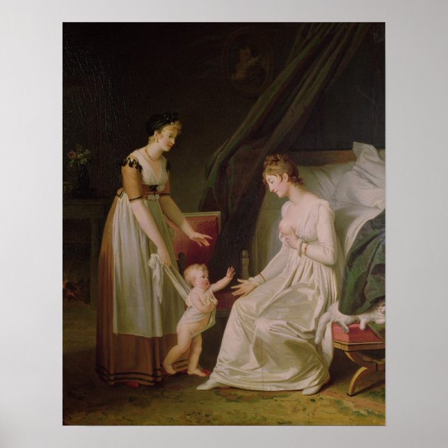 Poster Mãe que está amamentando (Frente)