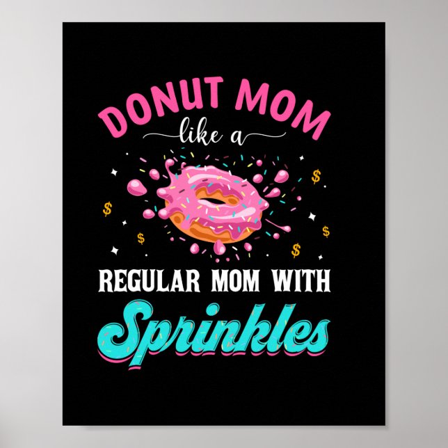 Poster Mãe Rosquinha Mãe Como Uma Mãe Normal Com Préguas (Frente)