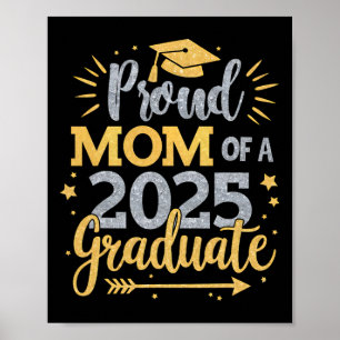 Poster Mãe Senior 2025 Orgulhosa Mãe De Um Graduado Da Tu