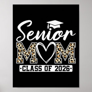 Poster Mãe Sênior da Turma de 2026 Orgulhosa Mãe de um Gr