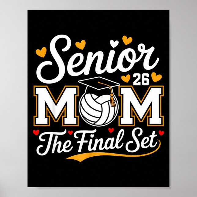 Poster Mãe sênior turma de 2026 volei o set final  (Frente)