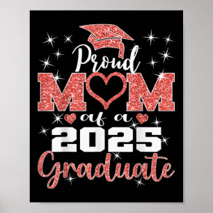 Poster Mãe Super Orgulhosa Da Família De Graduada Em 2025