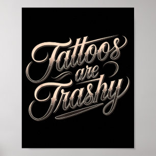 Poster Mãe Tatuada Engraçada Tatuagens Retrô São Vulgar E