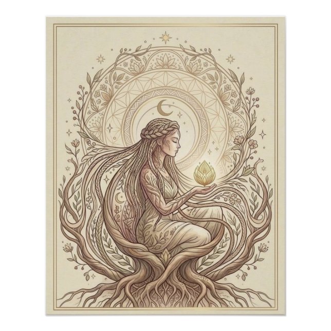 Póster Mãe Terra Sagrada (Frente)