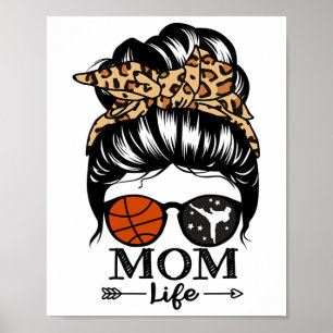 Poster Mãe Vida Mensagem Cabelo Engraçado Karate Mãe