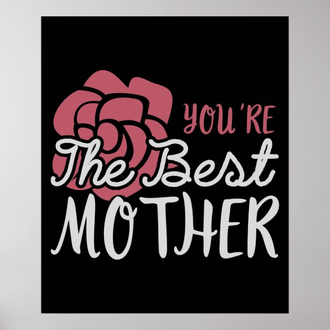 Poster Mãe - Você é a melhor Mãe (Frente)