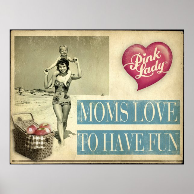 Poster Mães Adoram Divertir-Se (Frente)