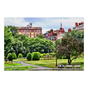 Póster Mães De Boston - Relaxando No Jardim Público De Bo