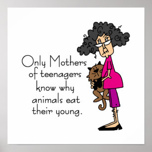 Póster Mães dos adolescentes
