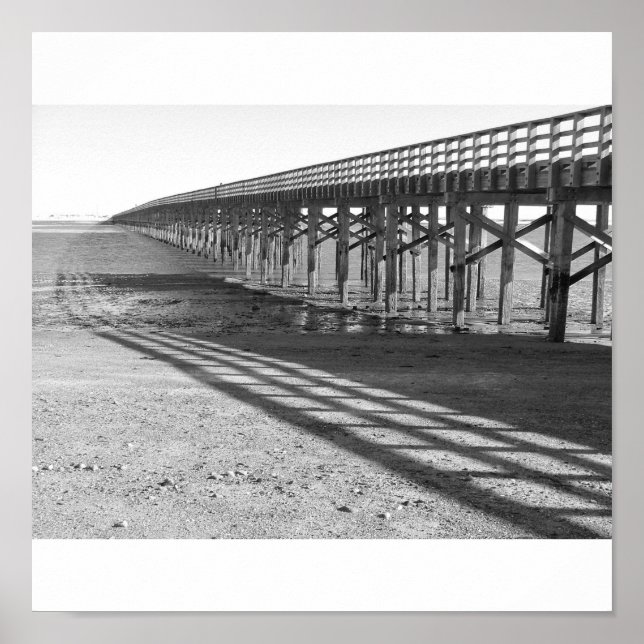 Poster mães duxbury, pontes em pó. maré baixa (Frente)