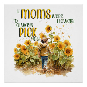 Póster mães eram flores