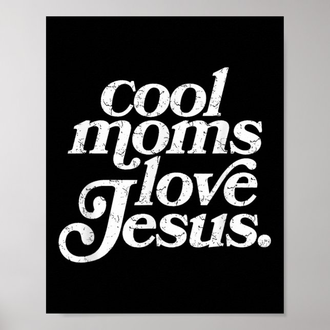 Poster Mães legais amam Jesus (Frente)