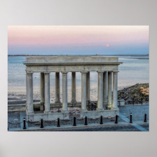 Poster MÃES super de Plymouth da lua do sem-fim