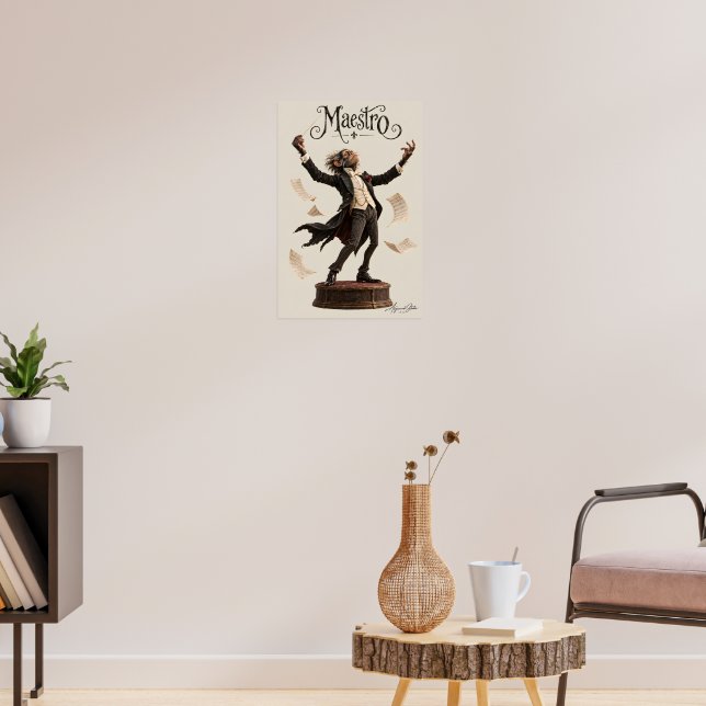 Poster Maestro Chimpanzé (Sala de Estar 3)