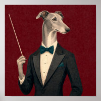 Maestro da Orquestra Greyhound Vestindo Smoking e