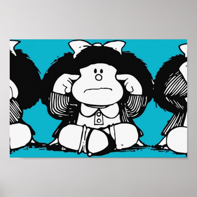 Poster mafalda x (Frente)