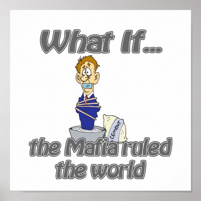 Poster Máfia (Frente)
