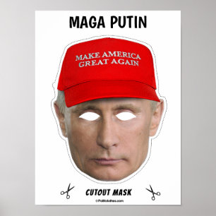 Poster MAGA PUTIN Halloween