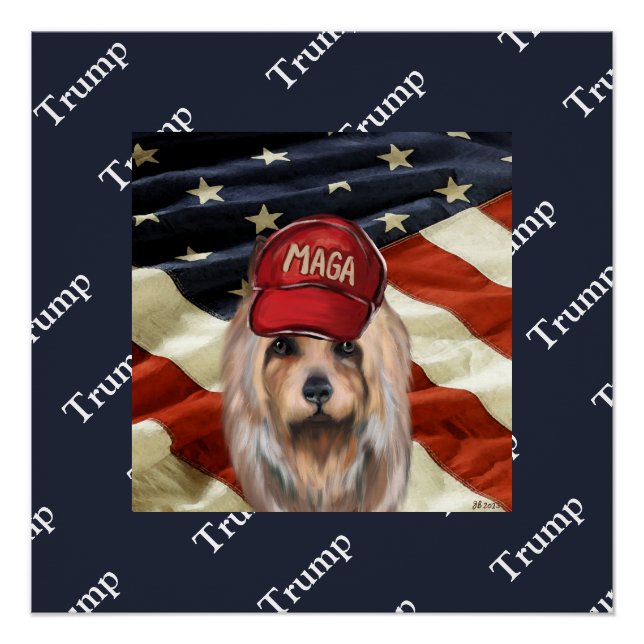 PÓSTER MAGA TERRIER AUSTRALIANO  (Frente)